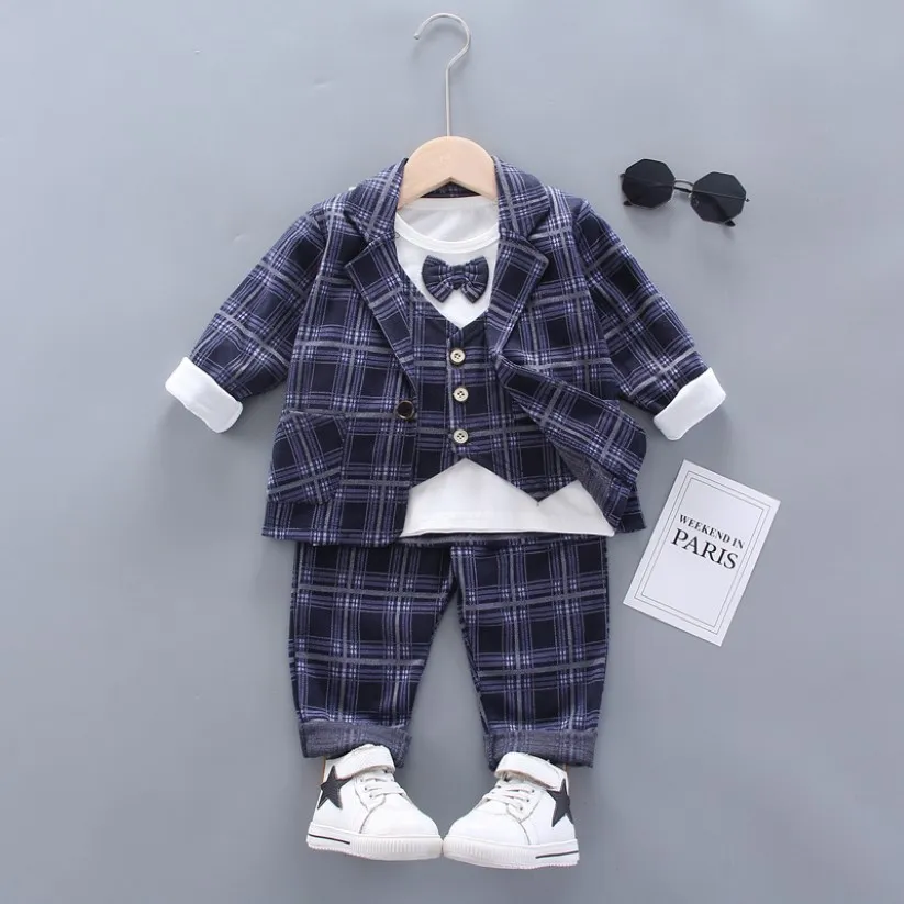 Fashion 2021 3-eafe Caven Men Suit Kids Sust с Bow Spring и осенне