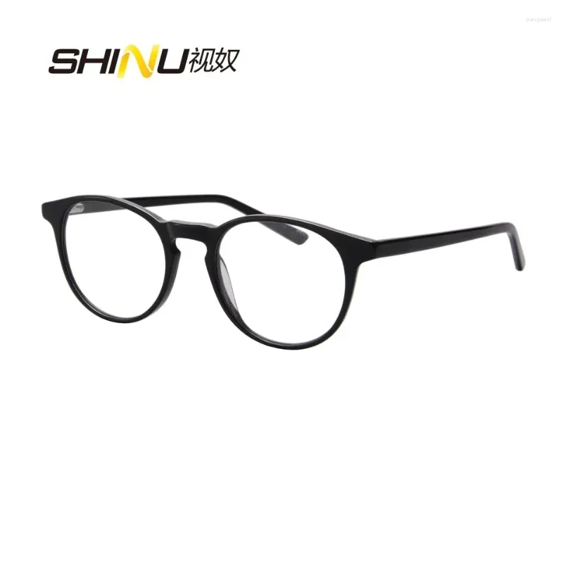 Zonnebrillen Shinu Brand Reading bril Men Progressieve multifocale ultradunne acetaat vrouwen CR39-lens voor bijna en ver zicht