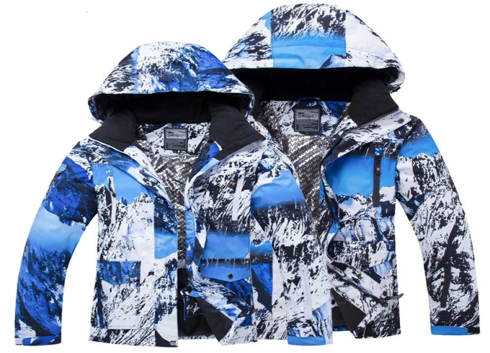 2019 Winter Sneeuwjas Dames Hape Sport Snowboard Jacket Men Waterdichte Kleding Katoen buiten Vrouwelijke ski -jassen T1909201807172