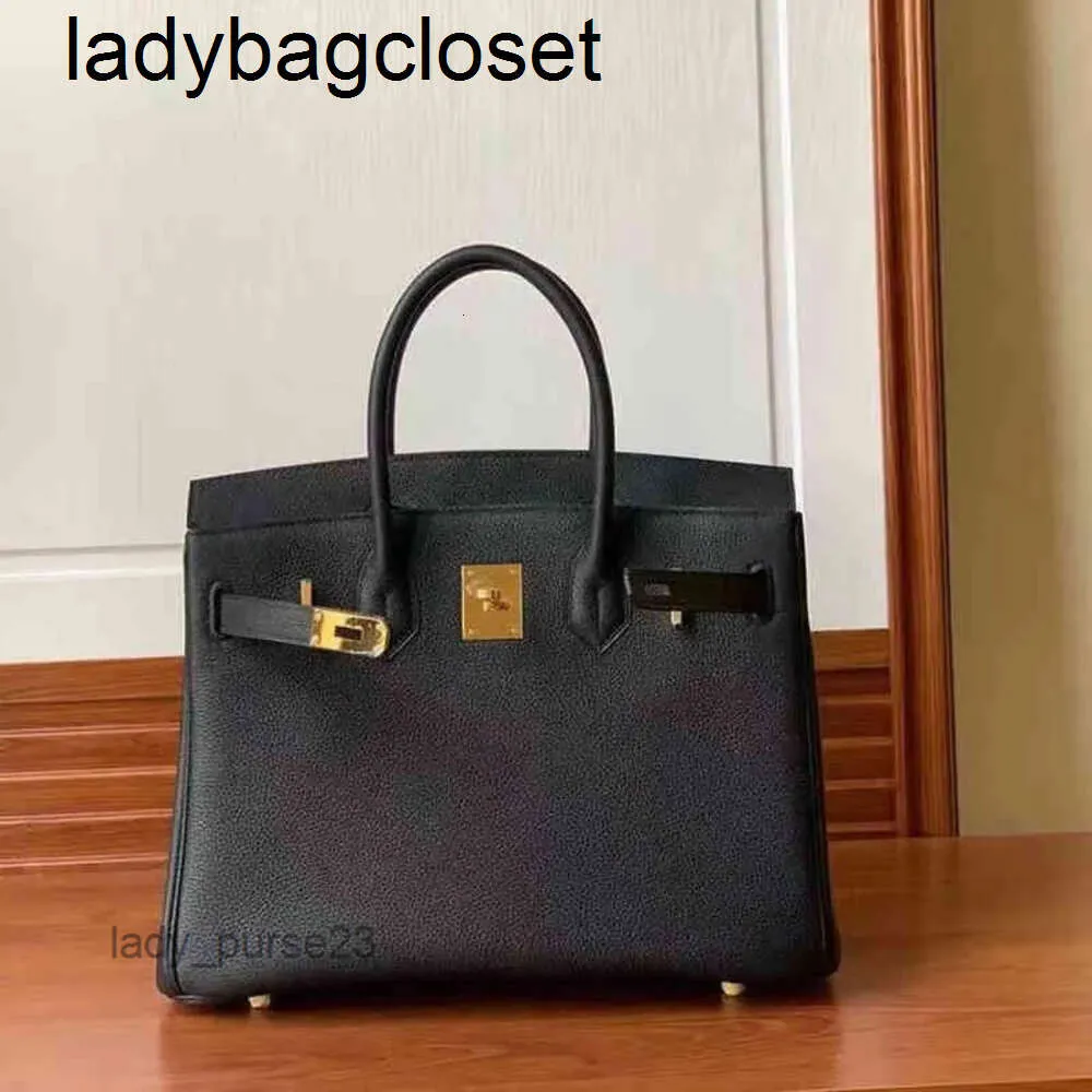 H hbirkins grãos genuínos Highend Womens couro portátil bolsa de portátil top