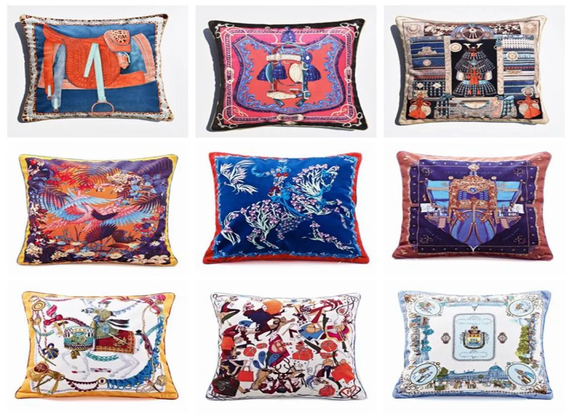 Modern Velvet Cushion Cover Designs Euro Designs Chaise Sofa Throw Pillow Case Nordic Funda Cojines Decoración del hogar2123055