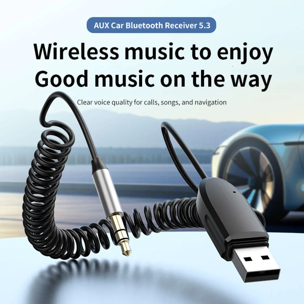 New Bluetooth 5.3 приемник MP3 Player 3,5 мм Aux Adapter Изоляция шумоподавления снижение шума