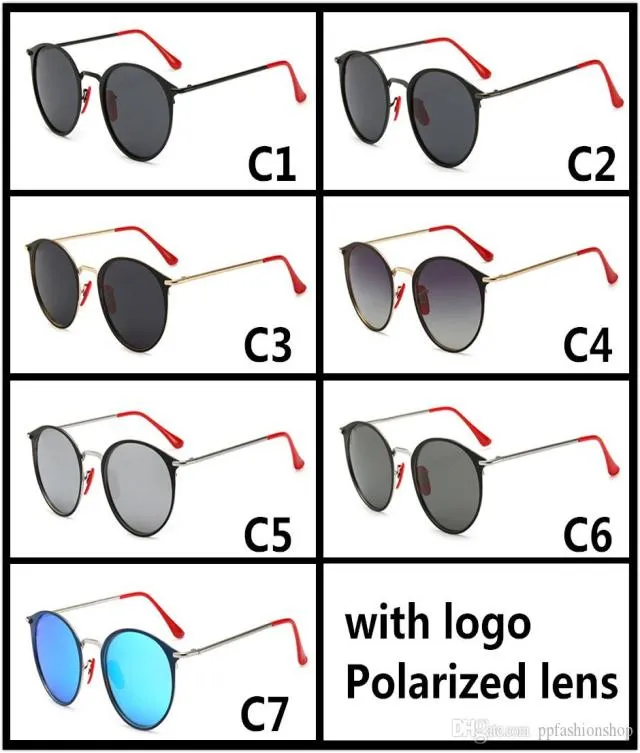 Lans de soleil Polarized Lens Fashion Metal Cadre conduisant des lunettes de soleil UV400 2019 Femmes Men Brand Designer Cooperation Lunettes de soleil uniques3596247