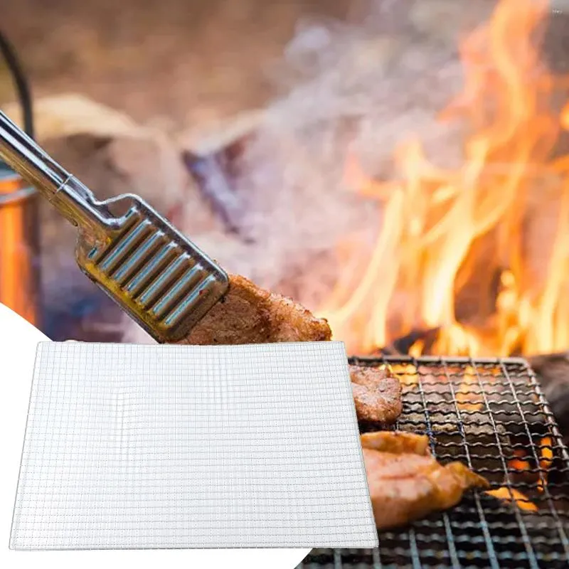 Ferramentas 1PC BBQ GRATE MESH GRIL