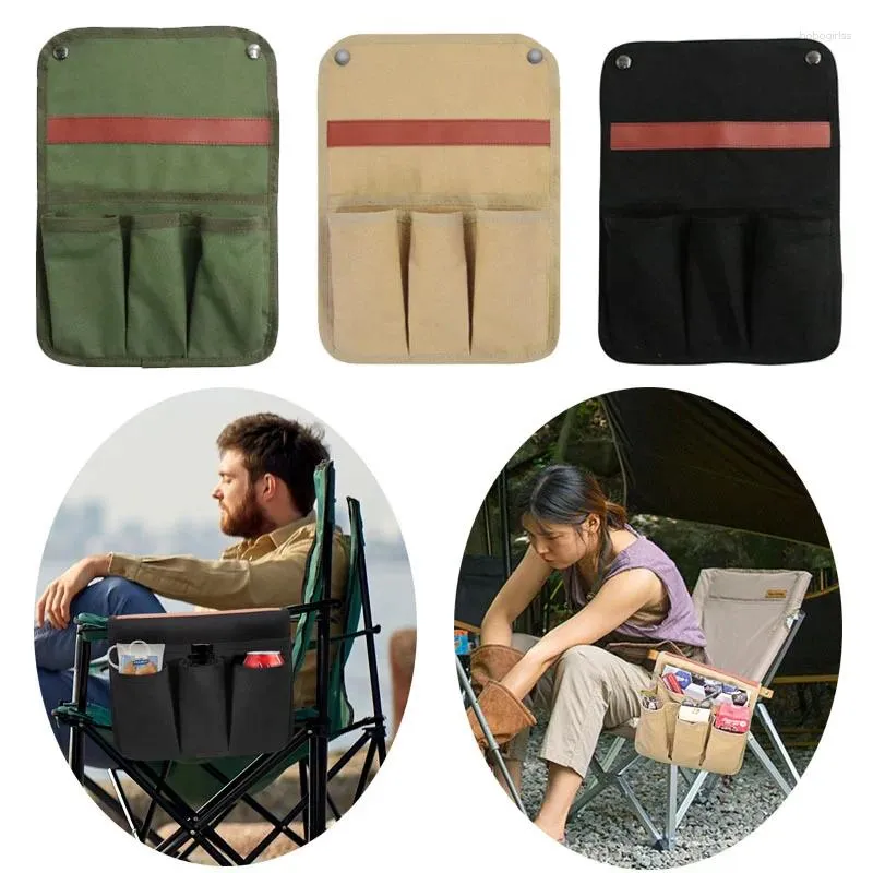 Aufbewahrungstaschen Armlehne Hanging Bag Chair Außenseiten Multifunktionaler Platzierung Aufbewahrungsbagcampingsupplies