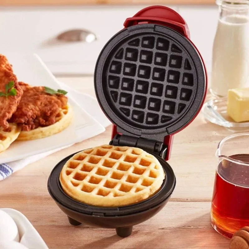 Mini électrique Waffle Maker Bubble Egg Cake Four Machine Machine de petit-déjeuner