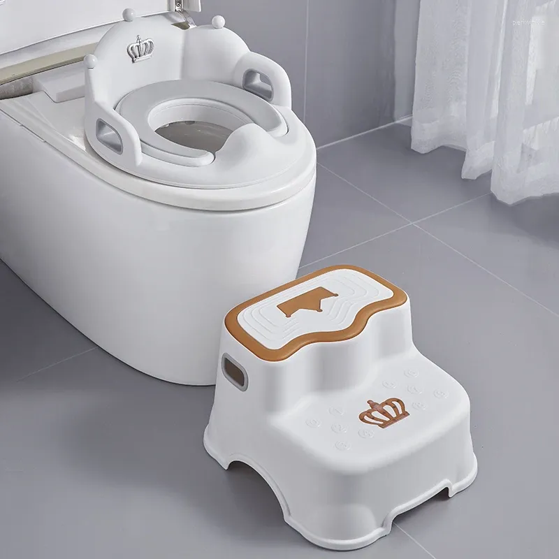 Mattes de bain Enfants de toilettes plus âgées tabouret de pied de pied salle de bain pliante pour les gadgets de constipation adulte