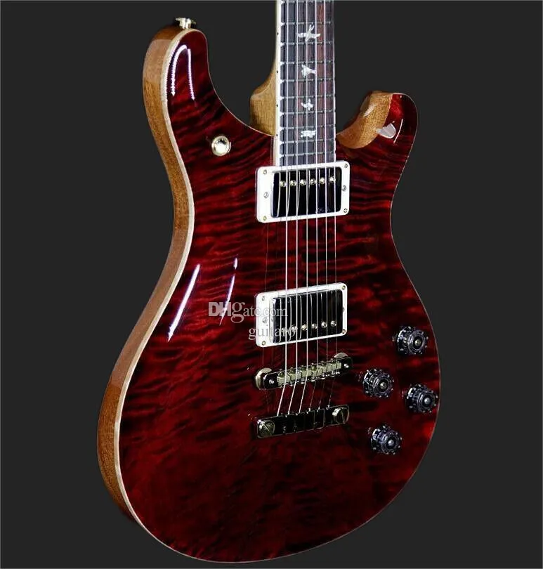 Meilleure boutique personnalisée Flame Maple Top Guitar Guitar Chine avec du matériel plaqué chromé