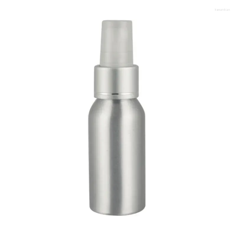 Bottiglie di stoccaggio 40 50 100 120 150 250 ml Bottiglia cosmetica in alluminio Atomizzatore vuoto Perfume Rievitabile Spruzzatore Refilato Contenitore da viaggio 20pcs 20pcs