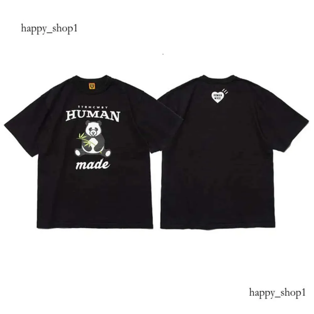 Menschlich gemachtes T-Shirt-Spaß-Druck Bambus Baumwolle Kurzarm T-Shirt für Männer Frauen Grafik Humanmade T-Shirt Japanische Streetwear 296