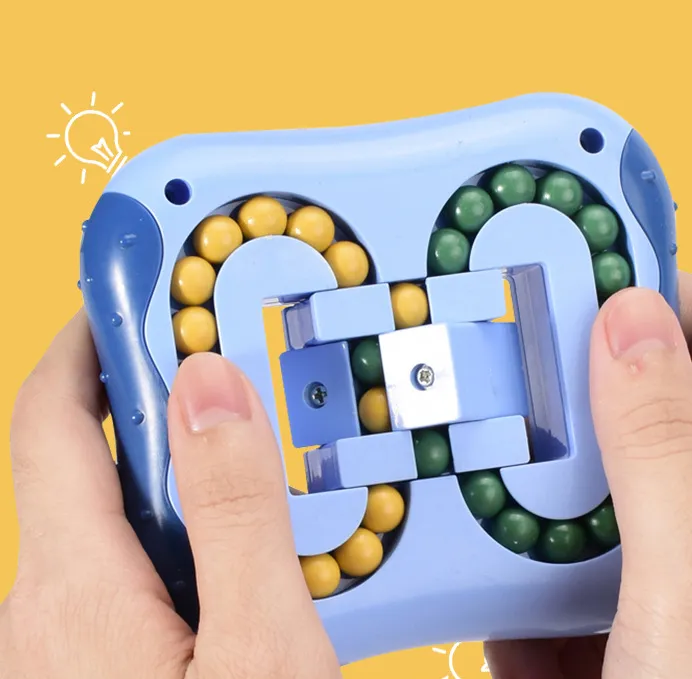 Fidget Spinner Toys Drehen Magic Cuspe Puzzle Brain Teaser Sudoku Rätsel Kinder Erwachsene Stressgeschenke Geschenke Bildung Sensorisches Spielzeug autistische Kinder (Indigo)