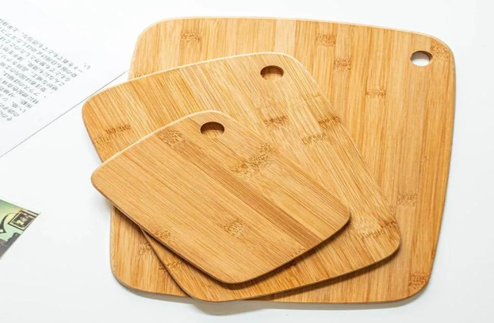 Triepiece Sethome Kitchen Rutting Board Mini Fruit Boating Board Small Bamboo e Wood Cutting Painel5433914