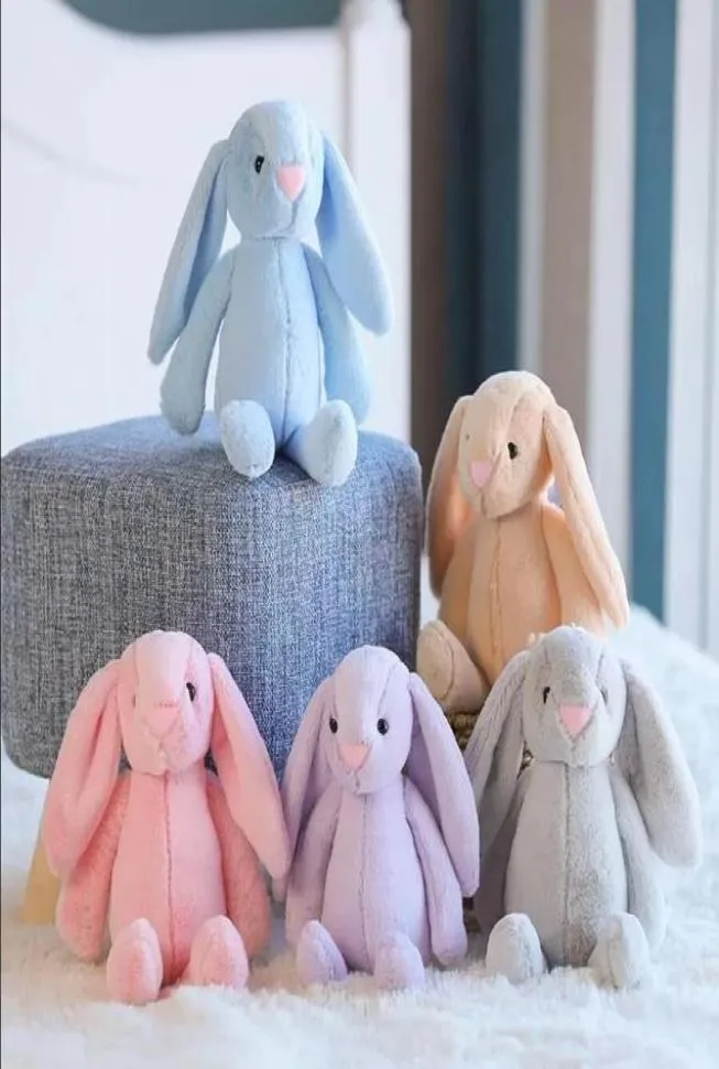 Easter Bunny 12 -calowe 30 cm Pluszowa zabawka Kreatywna lalka miękkie ucha króliczne zwierzę dzieci dzieci walentynki dniem urodziny prezent FY74852895564