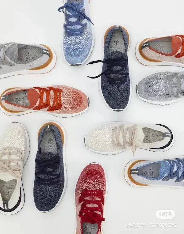 スニーカー Brunello Cucinelli Breathable Mesh Sneakers With Textured DHgate.com:Knitted Mesh Breathable Mens Lace-up Casual