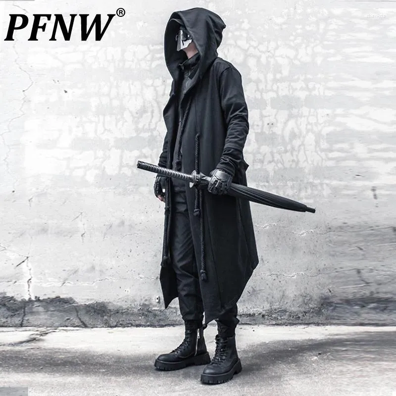 Мужские траншевые пальто PFNW Tide Spring Awomm Darkwear Warrior большой размер ветров