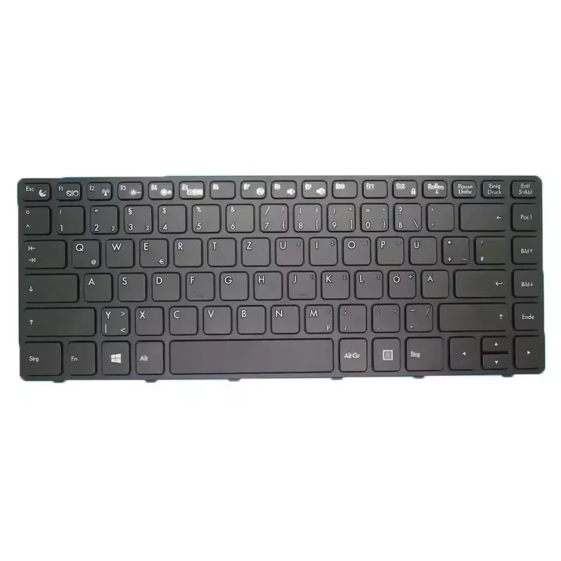 Teclado de laptop para tongfang u48 u49 u49l u49f u450 u430 u410 u400 v1384dtas alemão grack black armação