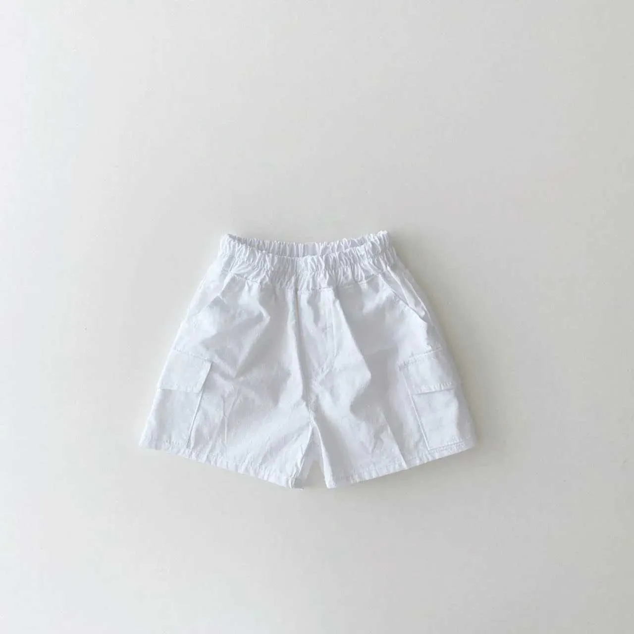 Shorts sommar barn shorts bomullsbyxor pojkar och flickor shorts barns babykläder shorts barnstrand shorts sportbyxor d240510