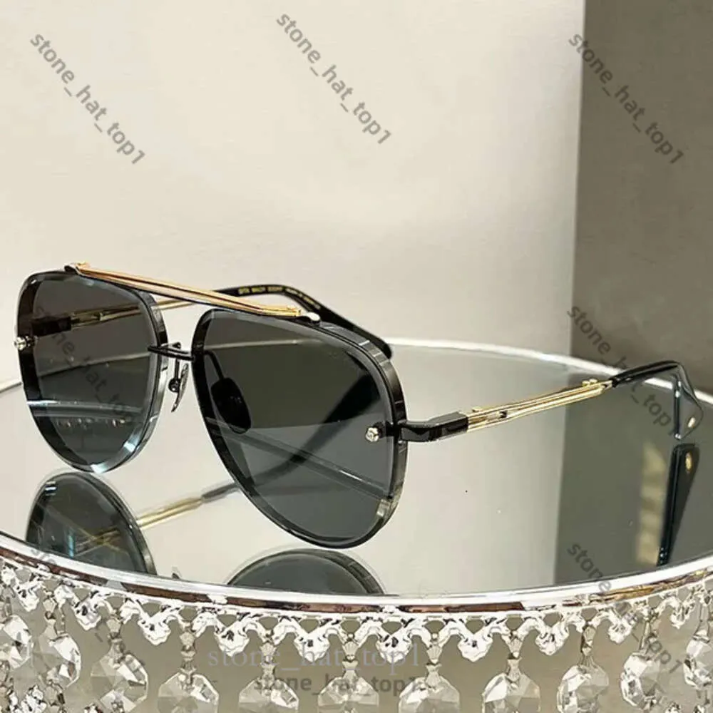 Mach-siedem okularów przeciwsłonecznych Man Dita Men Designer Dita Sun Sunglasses Metal Gold Dita Sunglasses Splated Frame Business Sports Style Oryginalne pudełko CF90