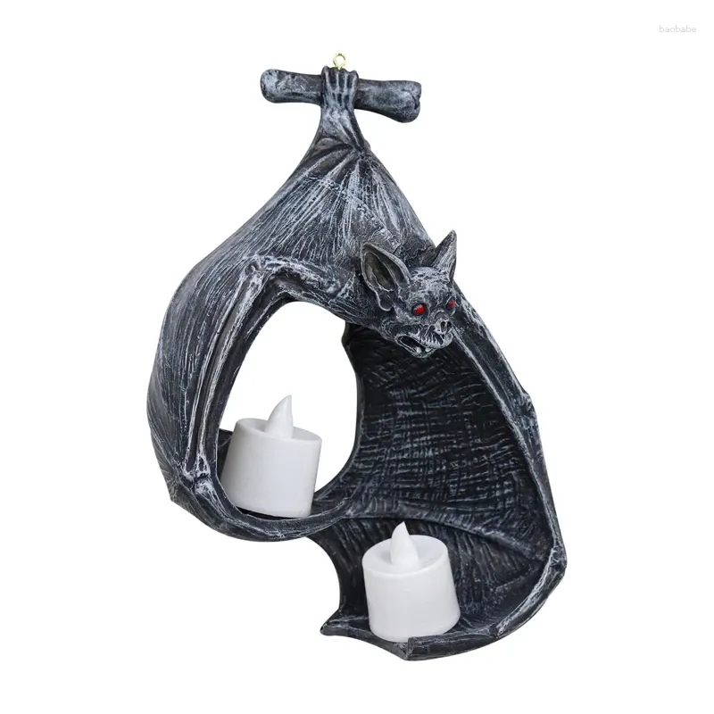 Candle Holders 2024 Halloween Bat SCONCE HOULER Candlestick Stand Bracket Home Party Decor