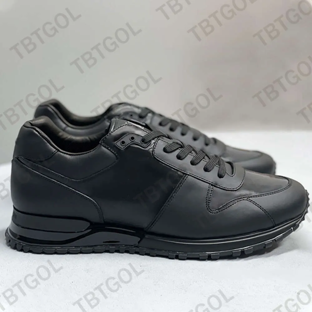 Leather Trainers Men Casual Shoes Breathable Sneakers Flats for Daily Wear Square Toe Lace Up Blue 2024