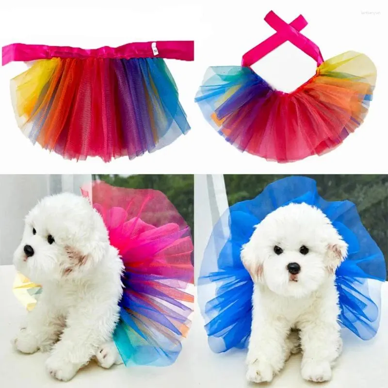 DHgate Pet Colorful Tutu Skirts Cute Birthday Dresses for Large Medium and Small Dogs Cats Pet Supplies