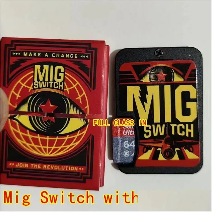 Cartões de cartão de memória cartões migswitch com switch 64g sd mig ns entrega gota computadores de rede acessórios de computador otro7