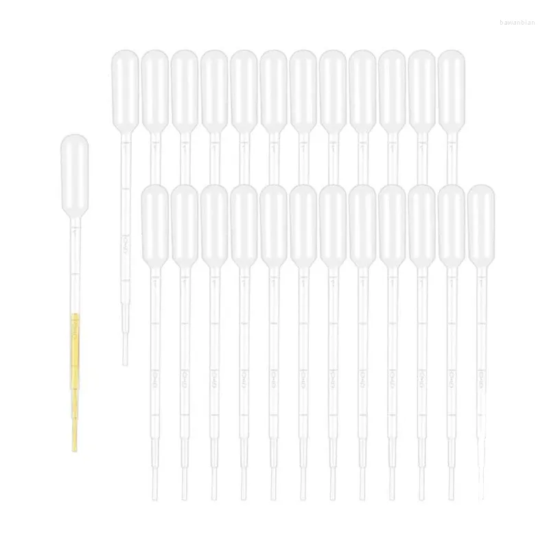 Speicherflaschen 100pcs 1ml Pipettes Einweg klar abgestufte Augentropper für ätherische Öle Home Use Science Class