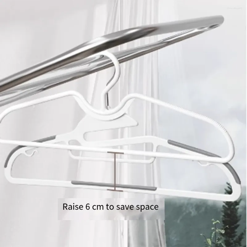Hanger Rack Short Hangers Short Neck Anti-Slip Plastic Clothes Storage Tools for ...