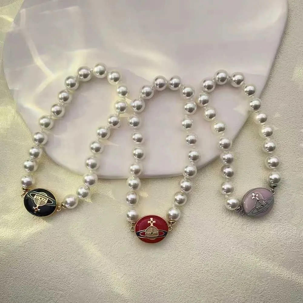 Bracciale per Pearl con fibbia magnetica colorata di marca Westwood Bracciale Pearl Popular su Womens Court Network