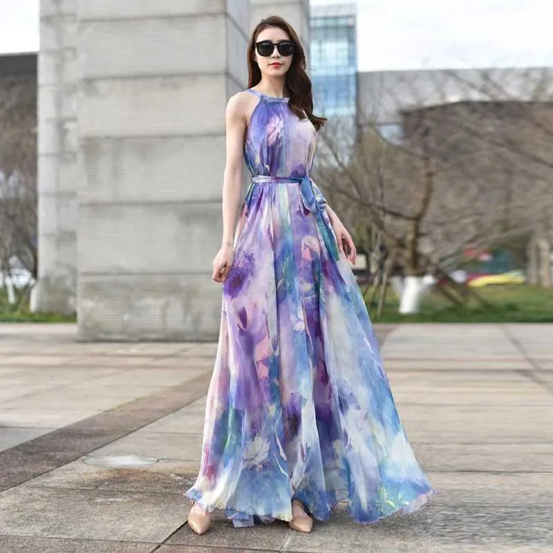 Women Ladies Boho Floral Maxi Dress Cocktail Party Summer