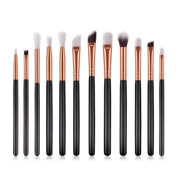 12pcs Makeup Brushes Set Eyeshadow Eyeliner Correcteur Blusher Contour Foundation Powder Cosmetic Brushes Set Tool Dhl TM1499458676