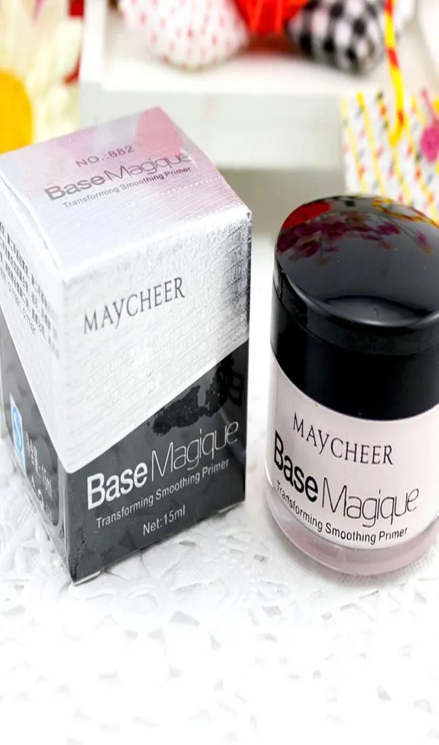 Hela helt nya Maycheer Base Makeup Transforming Smoothing Face Primer Cover Pore Wrinkle varaktiga concealer Foundation Base 9851291