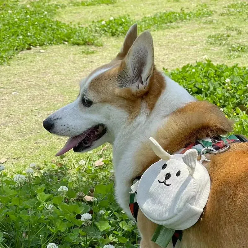 Dog Apparel Pet Go Out Litter Bag Pick Up Poop Shovel Cotton Walking Carry Key Supplies
