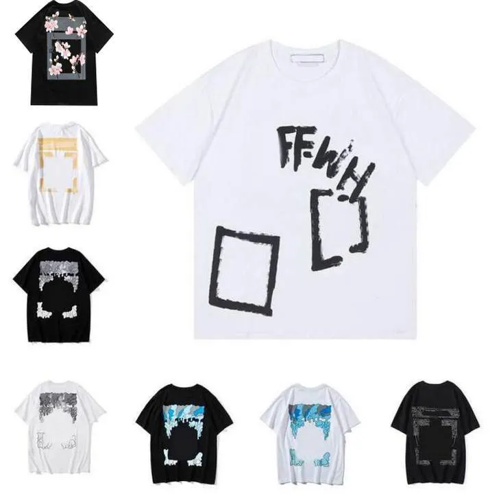 Camisetas para hombres Luxurys diseñadores de camisetas de camiseta de camisetas sueltas camiseta de la calle casual graffti sudadera de manga de manga corta