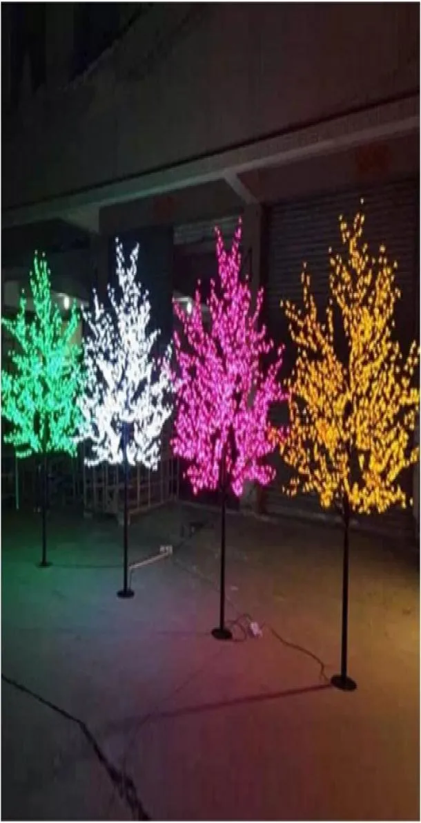 15m 3m 3m LED brillant Cherry Blossom Arbre de Noël Éclairage étanche du jardin imperméable Lampe de décoration de paysage pour la fête de mariage Christma5924972