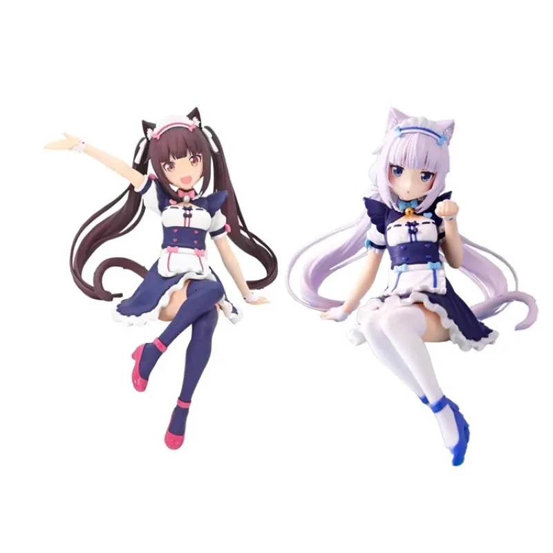 アニメネコパラショコラバニラキャットガールズPVCアクション