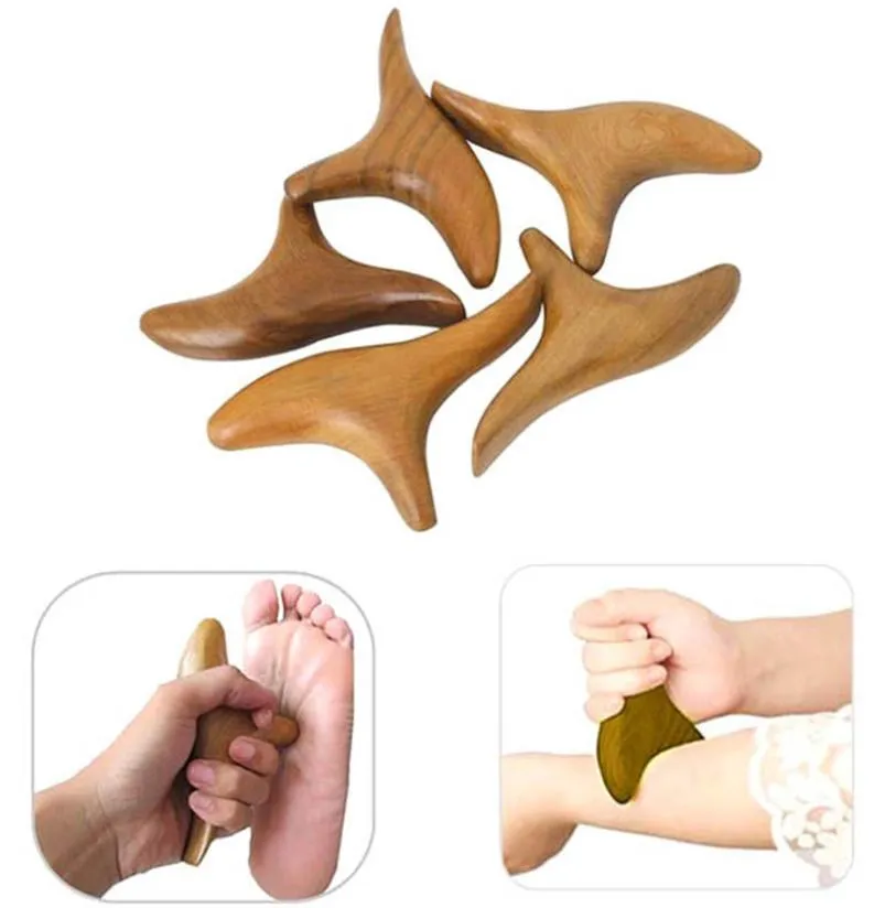 Ferramentas de massageador de madeira para as mãos Boas saudáveis ​​de madeira de madeira para os pés de saúde de saúde Roller6782213