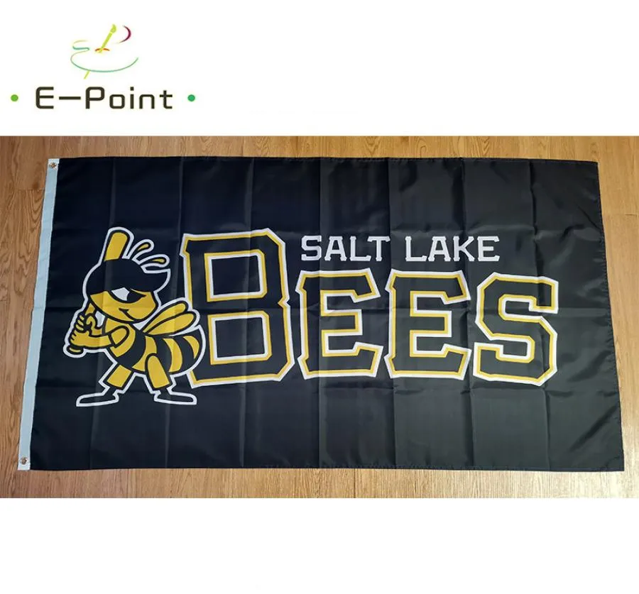 MILB Salt Lake Bienen Flagge 35ft 90 cm150 cm Polyester Banner Dekoration Fliege Hausgarten Festliche Geschenke2517105