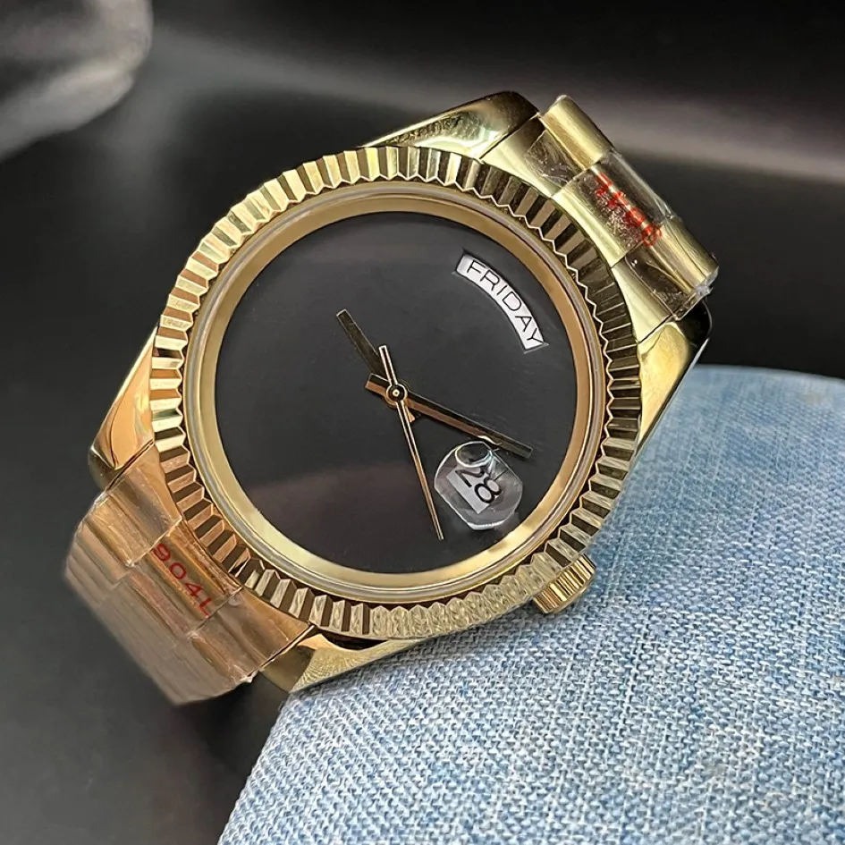 Deenu1 Men's Automatic Mechanical Watch 41mm roestvrij staal zwem horloge Sapphire Luminous Sports Designer Watches Outlet 298Z