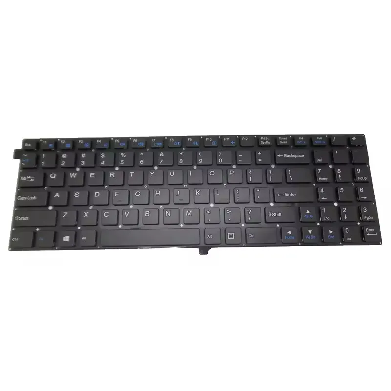 Клавиатура ноутбука для CLEVO W550EU W550EU1 MP-12C93US-4303W 6-80-W55S0-010-1 США без кадра W55S0EU1 W550SU1