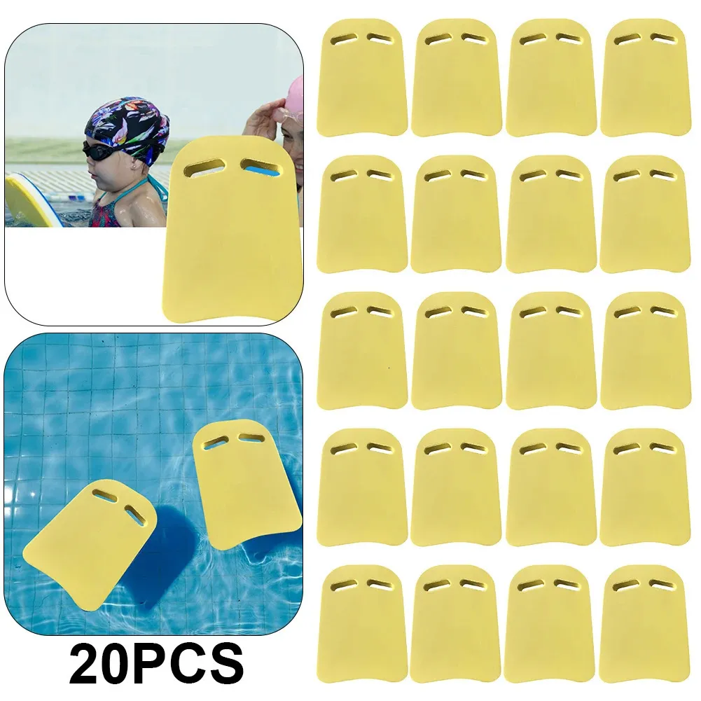 Treinamento Auxílio à tábua de flutuação em forma de U para crianças e adultos nadando amarelo 240429