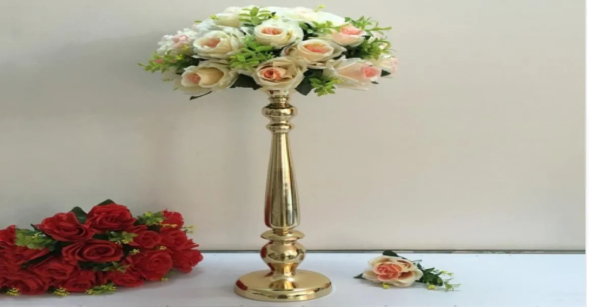 Nieuwe stijl Tall Candle Holders Candle Stand Wedding Tafel Middelpunt Event Road Lead Flower Rack Diy Home Decoration 001014601291