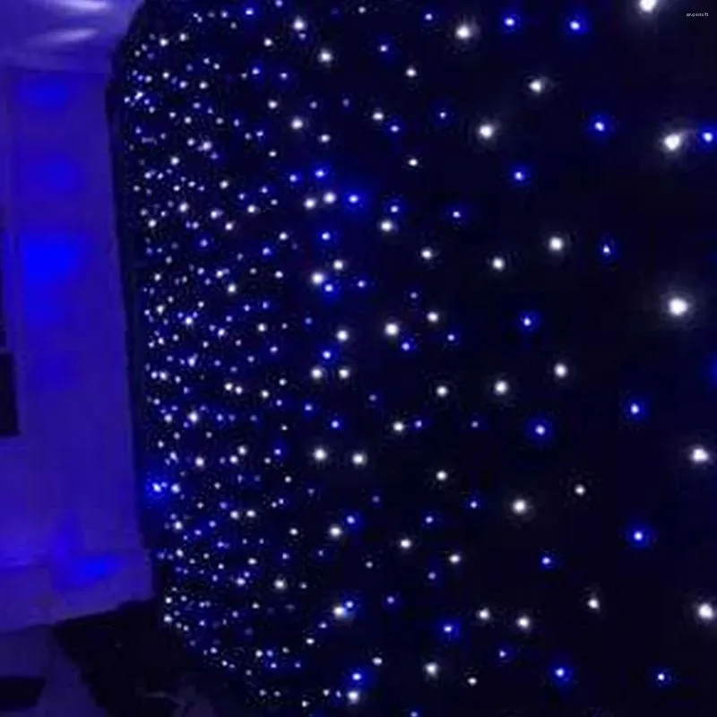 Decorazione per feste 3x3m Sfondo a led Star Star Starry Sky Curtain Wall Stage Show Wedding Show Po Shoot Schermo Sfondi Customed