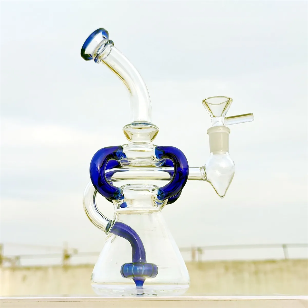 10 -дюймовый головокружительный Bong Green Premium Three Tribes Saint Смешанный цвет нео Fab Hokah Water Tipe Стеклянные бонги с 14 -миллиметровой чашей, готовые к использованию склада США