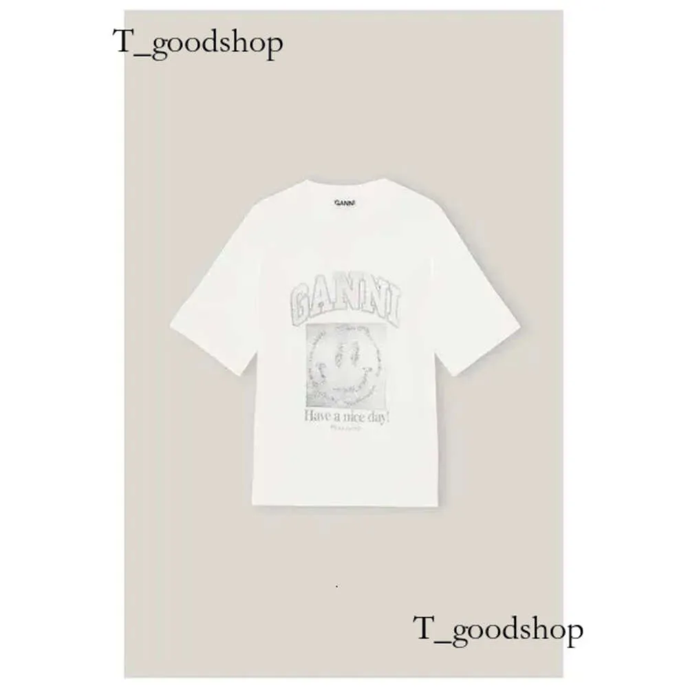 894 2023SS Femmes Designer T-shirt Rainbow Small Flower Imprimé gris Gris Casual Short à manches