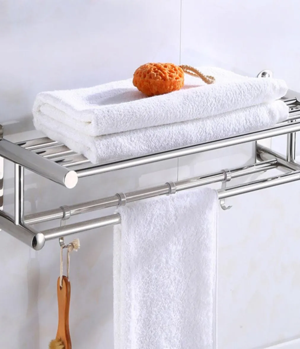 Porte-serviette de salle de bain Organisateur de salle de bain Malonage de bains à serviette de serviette à la maison El Shelf