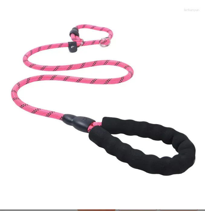 Colliers de chien Pet Leash Night Reflective Not Strangulation Explosion Punch Punch P Chain Outdoor Supplies Accessoires