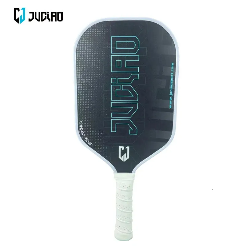 Juciao Pickleball Paddle Carbon Fiber Surface 13mm Pickleball Paddle Lightweight Honeycomb Core Paddle Cushion Comfort Grip 240507