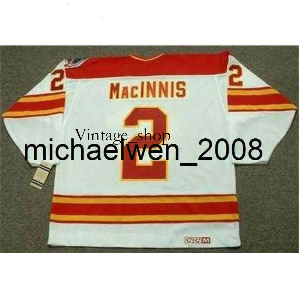 Vin Weng Men Women Yourn Mold 2018 Custom Вратажи Cut Al Macinnis 1989 CCM Vintage Home Hockey Jersey все сшитые название любое число