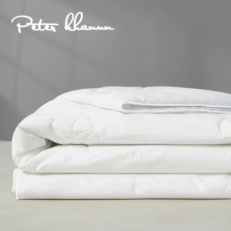 Peter Khanun dekbed insert Summer Soft MicroFiber Dekter dunne quilt lichtgewicht deken machine wasbaar 240506